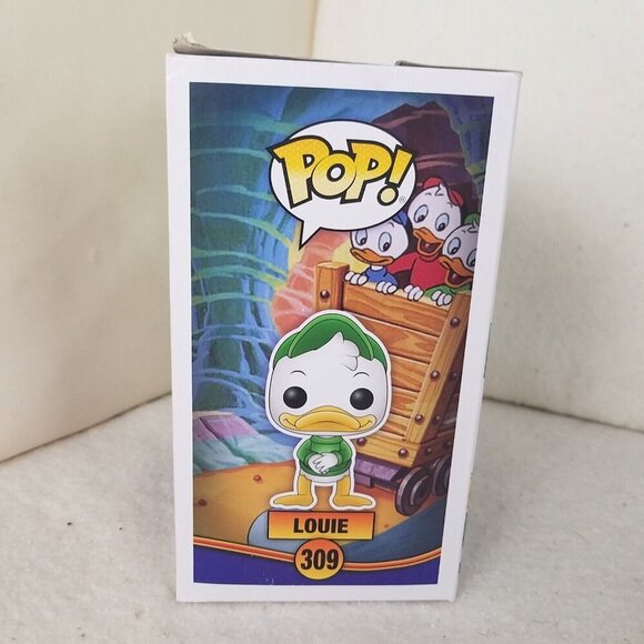 Funko Pop! Louie Duck #309, Disney vinyl figurine Ducktales green‎ sweater - Picture 2 of 6